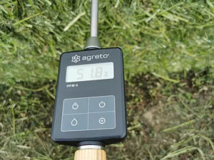Messgerät für Feuchtigkeit und Temperatur von Heu, Stroh, Silage, Hackgut, Getreide, Hopfen 100 cm